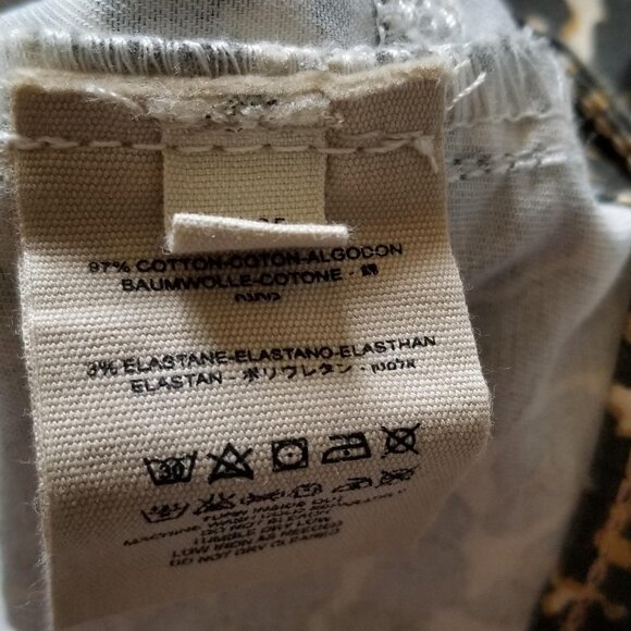 Free People Leopard Print Belle Pants Size 25 - Picture 13 of 13